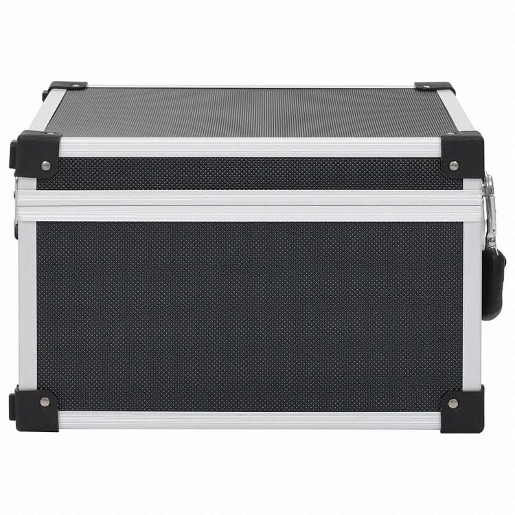 vidaXL CDケース 40枚 アルミ ABS ブラックオフィス用品 ファイル&整理 CD/DVD ケース・収納(代引不可)