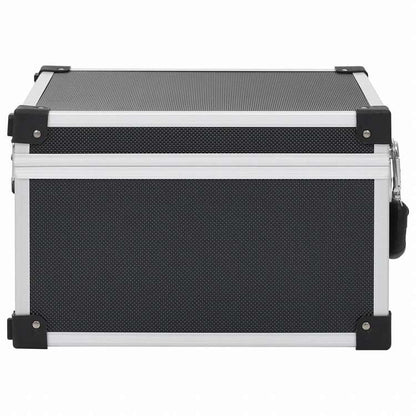 vidaXL CDケース 40枚 アルミ ABS ブラックオフィス用品 ファイル&整理 CD/DVD ケース・収納(代引不可)