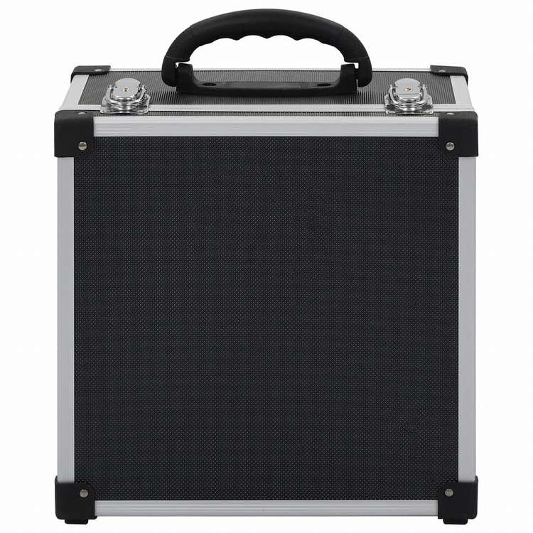 vidaXL CDケース 40枚 アルミ ABS ブラックオフィス用品 ファイル&整理 CD/DVD ケース・収納(代引不可)