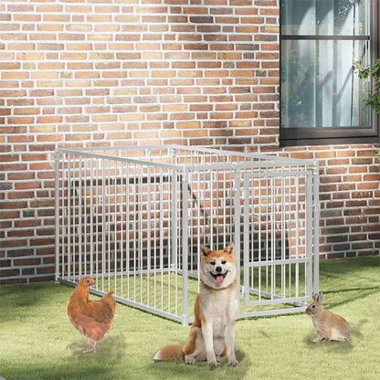 vidaXL 屋外犬小屋 100x200x100cm動物&ペット用品 ペット用品 犬用品 犬小屋・ドッグラン(代引不可)