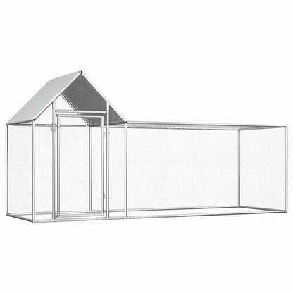 vidaXL 鶏小屋 3x1x1.5 m 亜鉛メッキ鋼製動物&ペット用品 ペット用品 小動物用品 小動物 飼育・ケージ(代引不可)