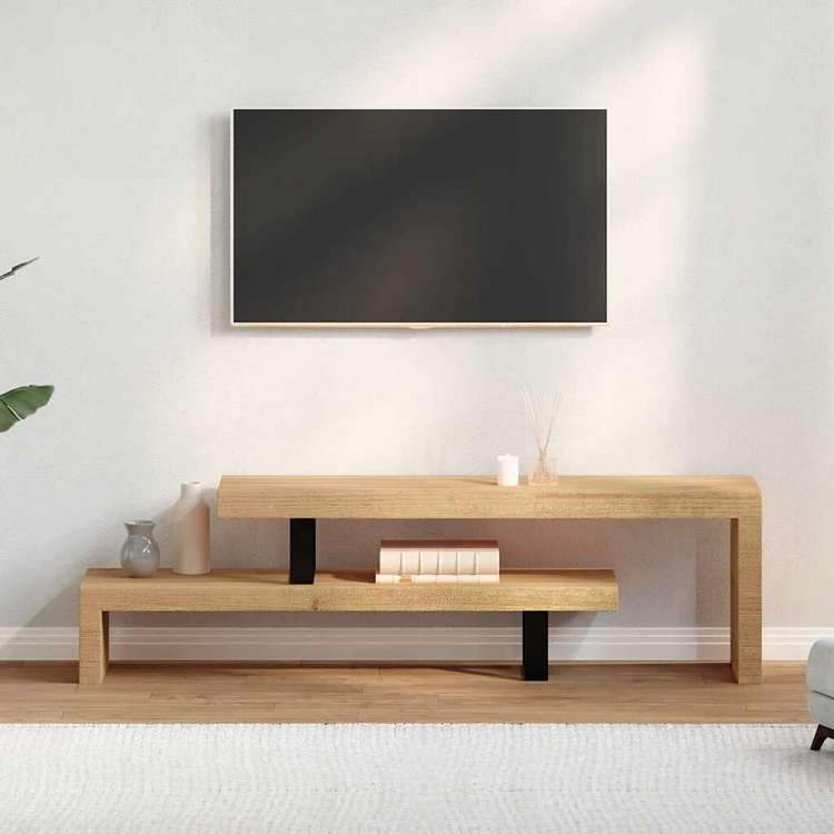 vidaXL TV台 マンゴーウッド 無垢材家具 AVラック・テレビ台(代引不可)