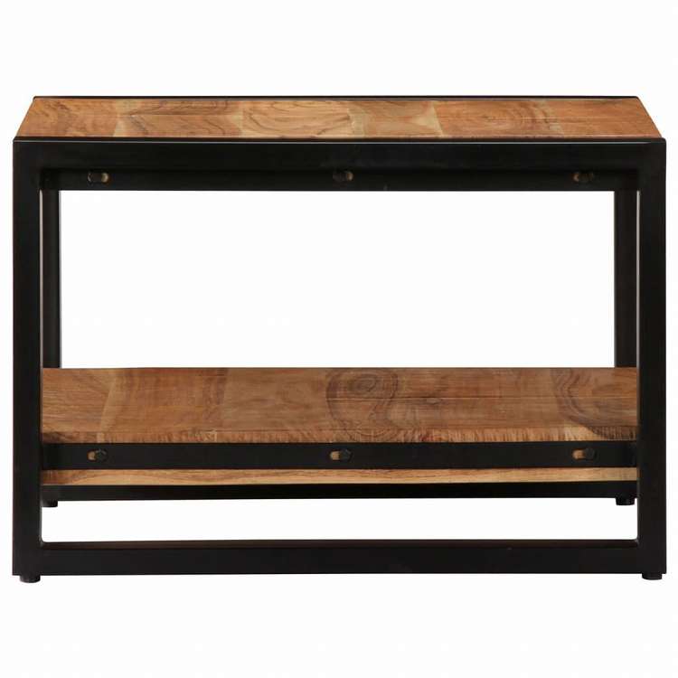 vidaXL コーヒーテーブル 60x60x40cm アカシア無垢材家具 テーブル アクセントテーブル コーヒーテーブル(代引不可)