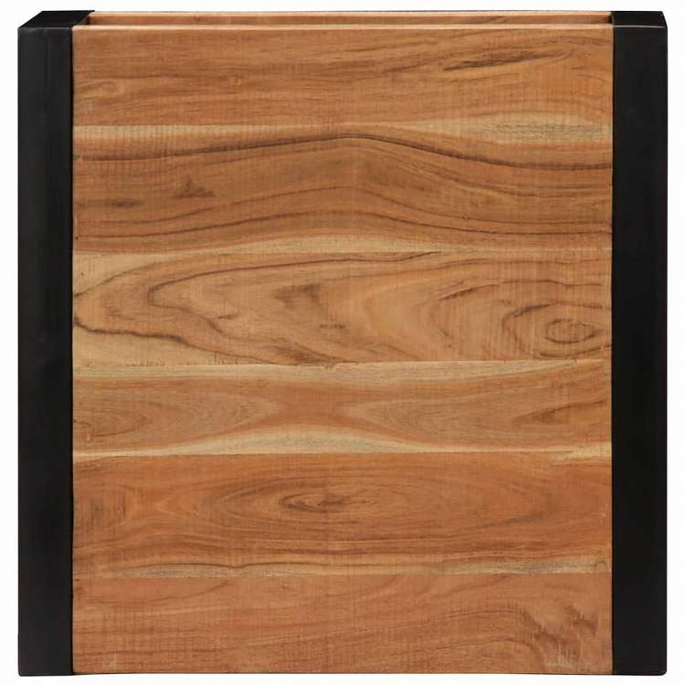 vidaXL コーヒーテーブル 60x60x40cm アカシア無垢材家具 テーブル アクセントテーブル コーヒーテーブル(代引不可)