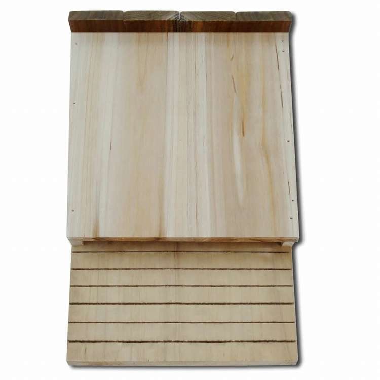 vidaXL コウモリハウス 4点セット 22x12x34 cm 木製ホーム&ガーデン デコレーション 鳥・野生動物用ハウス バットハウス(代引不可)