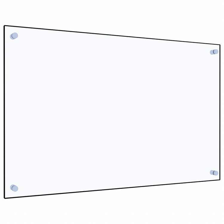 vidaXL キッチン用 汚れ防止板 透明 80x50cm 強化ガラス製ホーム&ガーデン キッチン&ダイニング キッチンツール&調理器具(代引不可)