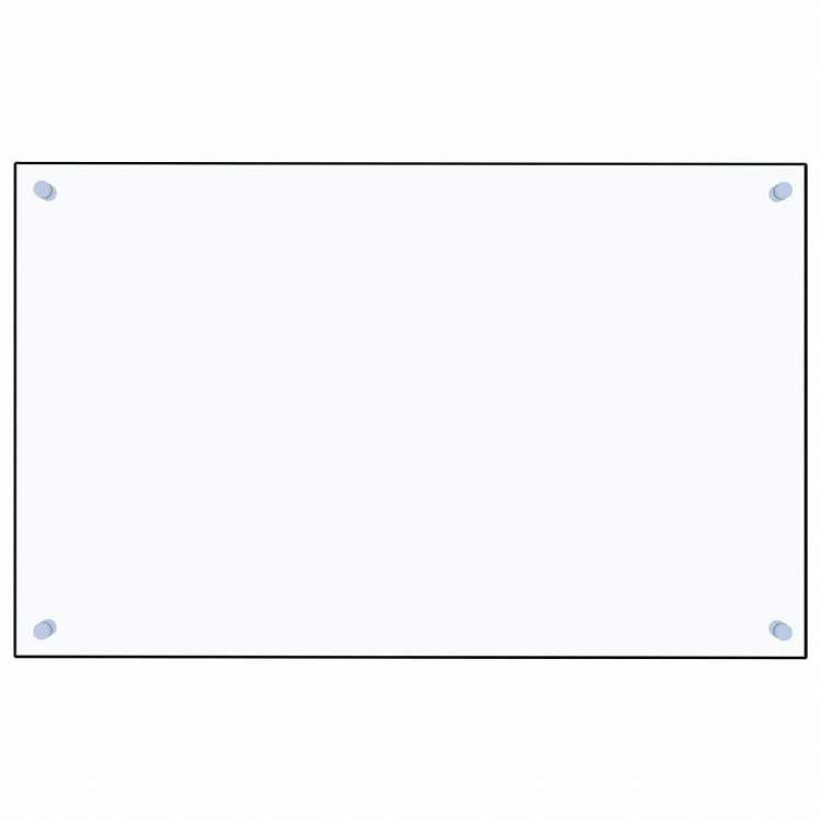 vidaXL キッチン用 汚れ防止板 透明 80x50cm 強化ガラス製ホーム&ガーデン キッチン&ダイニング キッチンツール&調理器具(代引不可)