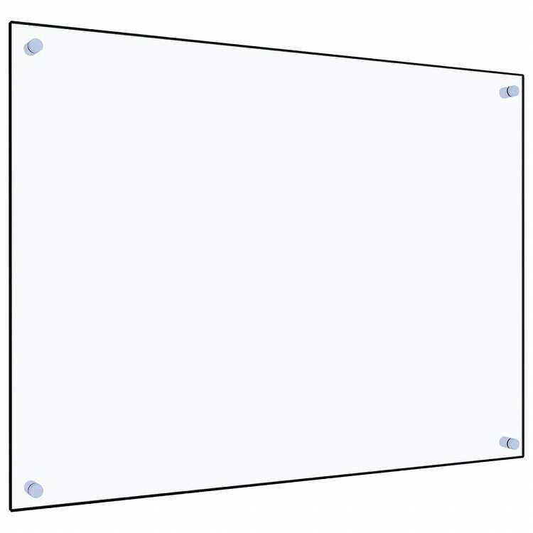 vidaXL キッチン用 汚れ防止板 透明 80x60cm 強化ガラス製ホーム&ガーデン キッチン&ダイニング キッチンツール&調理器具(代引不可)