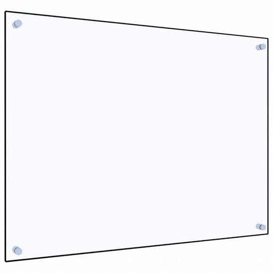 vidaXL キッチン用 汚れ防止板 透明 80x60cm 強化ガラス製ホーム&ガーデン キッチン&ダイニング キッチンツール&調理器具(代引不可)