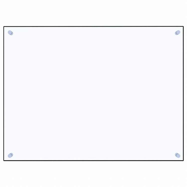 vidaXL キッチン用 汚れ防止板 透明 80x60cm 強化ガラス製ホーム&ガーデン キッチン&ダイニング キッチンツール&調理器具(代引不可)