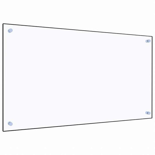 vidaXL キッチン用 汚れ防止板 透明 90x50cm 強化ガラス製ホーム&ガーデン キッチン&ダイニング キッチンツール&調理器具(代引不可)