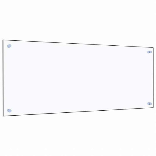 vidaXL キッチン用 汚れ防止板 透明 100x40 cm 強化ガラス製ホーム&ガーデン キッチン&ダイニング キッチンツール&調理器具(代引不可)