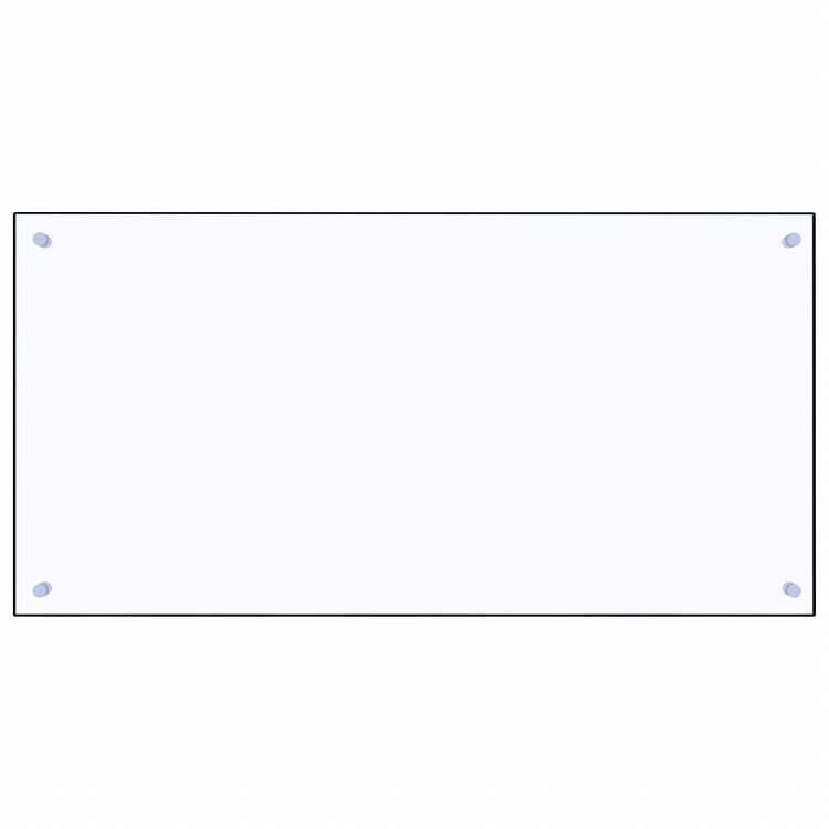 vidaXL キッチン用 汚れ防止板 透明 100x50cm 強化ガラス製ホーム&ガーデン キッチン&ダイニング キッチンツール&調理器具(代引不可)