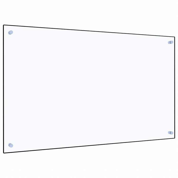 vidaXL キッチン用 汚れ防止板 透明 100x60cm 強化ガラス製ホーム&ガーデン キッチン&ダイニング キッチンツール&調理器具(代引不可)