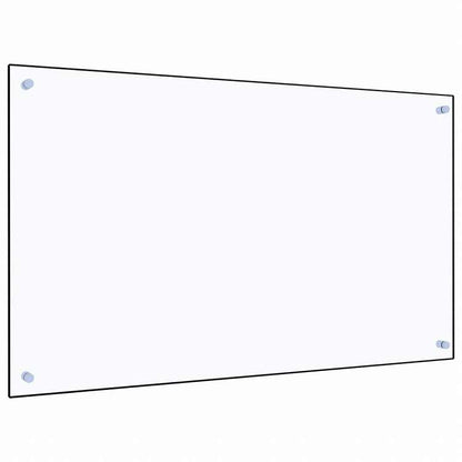 vidaXL キッチン用 汚れ防止板 透明 100x60cm 強化ガラス製ホーム&ガーデン キッチン&ダイニング キッチンツール&調理器具(代引不可)