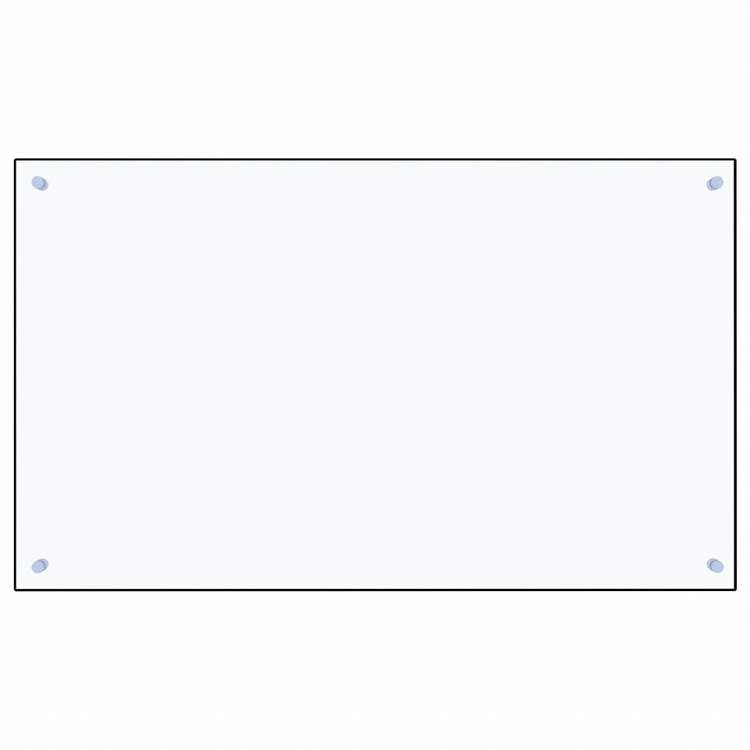 vidaXL キッチン用 汚れ防止板 透明 100x60cm 強化ガラス製ホーム&ガーデン キッチン&ダイニング キッチンツール&調理器具(代引不可)
