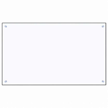 vidaXL キッチン用 汚れ防止板 透明 100x60cm 強化ガラス製ホーム&ガーデン キッチン&ダイニング キッチンツール&調理器具(代引不可)