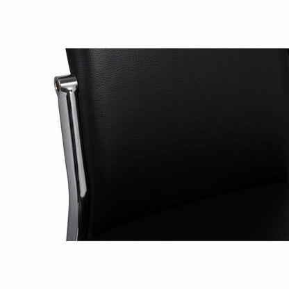 vidaXL ダイニングチェア 2点セット 合成皮革 ブラック家具 チェア キッチン・ダイニングルームチェア(代引不可)