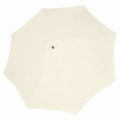 vidaXL パラソル 300 x 258 cm サンドホワイトホーム&ガーデン 芝&ガーデン アウトドアリビング 屋外用傘・サンシェード(代引不可)