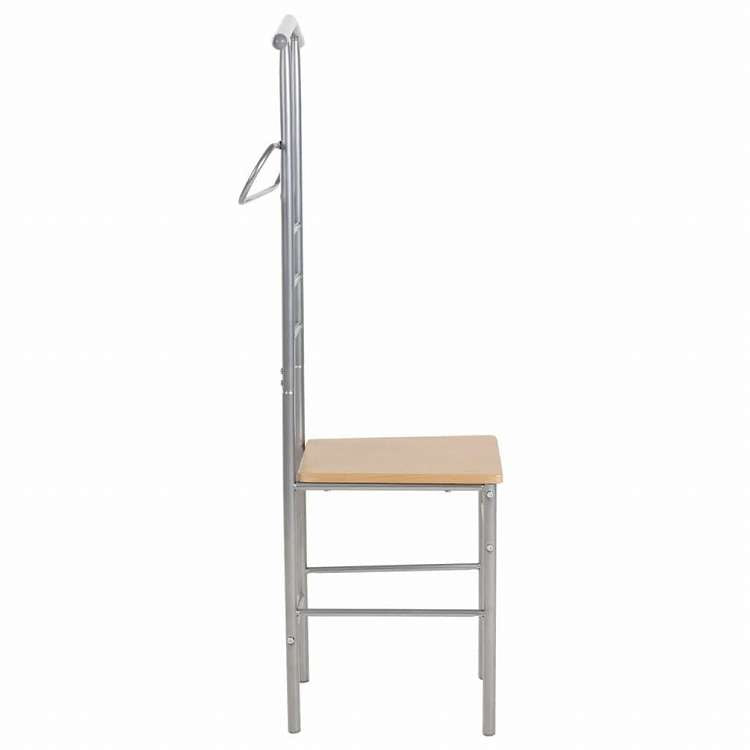 vidaXL ジェントルマンバレットチェア 2点 金属製ホーム&ガーデン 家事用品 収納&オーガナイザー 衣類・ワードローブ収納 バレットスタンド(代引不可)