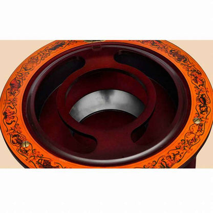 vidaXL 地球儀型バー ワインスタンド ユーカリ材家具 キャビネット&収納 ワイン・スピリッツキャビネット(代引不可)