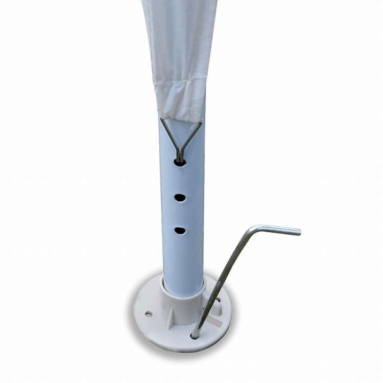 vidaXL パーティーテント 3 x 4 m ホワイトホーム&ガーデン 芝&ガーデン アウトドアリビング アウトドアストラクチャー キャノピー・ガゼボ(代引不可)