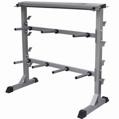 vidaXL ダンベル バーベルラックスポーツグッズ エクササイズ&フィットネス ウエイトリフティング ウェイトリフティングマシン・ラック(代引不可)