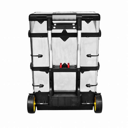 vidaXL 3段式 工具箱 キャスター付きハードウェア ハードウェアアクセサリ 工具収納・整理整頓 ツールキャビネット(代引不可)