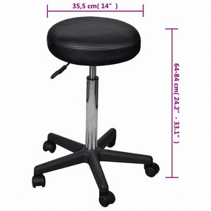 vidaXL オフィススツール ブラック家具 オフィス家具 オフィス・デスクチェア(代引不可)