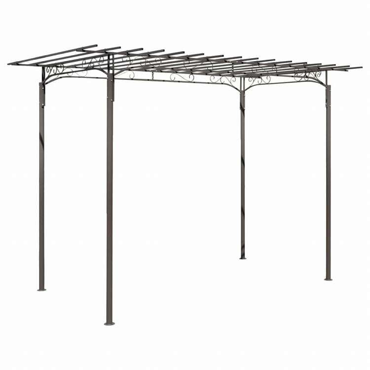 vidaXL ローズアーチガーデン アーバー スチール製 ガーデン装飾ホーム&ガーデン 芝&ガーデン アウトドアリビング アウトドアストラクチャー ガーデンアーチ・トレリス・アーバー・ぺルゴラ(代引不可)