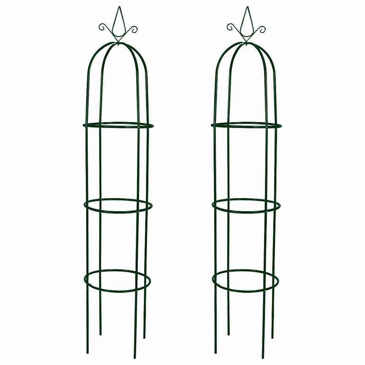 vidaXL ガーデンアーチタワー 2点ホーム&ガーデン 芝&ガーデン アウトドアリビング アウトドアストラクチャー ガーデンアーチ・トレリス・アーバー・ぺルゴラ(代引不可)