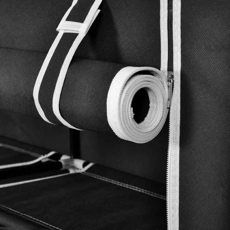 vidaXL シューズキャビネット 布製 カバー付き 115x28x110cm ブラックホーム&ガーデン 家事用品 収納&オーガナイザー 衣類・ワードローブ収納 シューズラック・整理収納(代引不可)