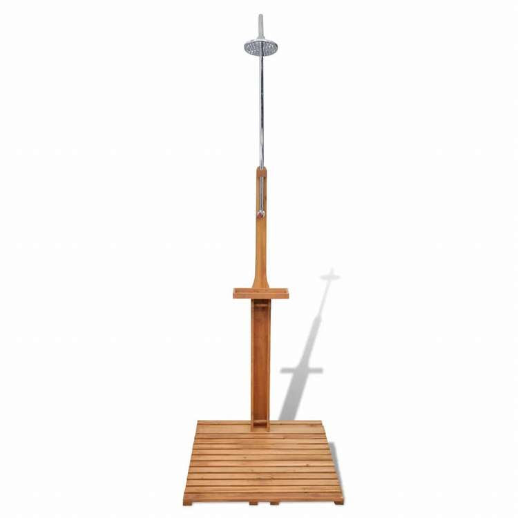 vidaXL 木製 ガーデンシャワーホーム&ガーデン プール&スパ プール&スパ用アクセサリー(代引不可)