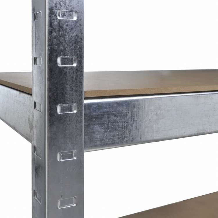 vidaXL 収納ラック ガレージ収納棚 5点ビジネス&工業用 工業用収納 業務用収納棚(代引不可)