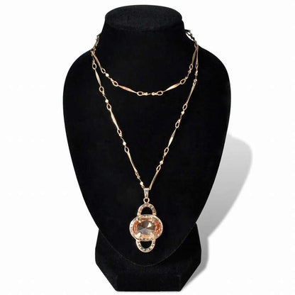 vidaXL ジュエリーホルダー ネックレス用 バスト ブラック 9x8.5x15cm 4点 フランネル生地ヘルス&ビューティー ジュエリーケア用品 ジュエリーホルダー(代引不可)