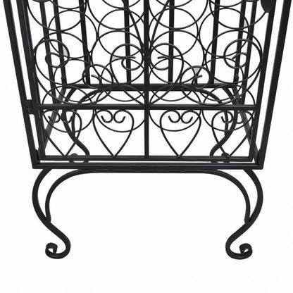 vidaXL ワインラック ボトル28本 金属製家具 キャビネット&収納 ワインラック(代引不可)