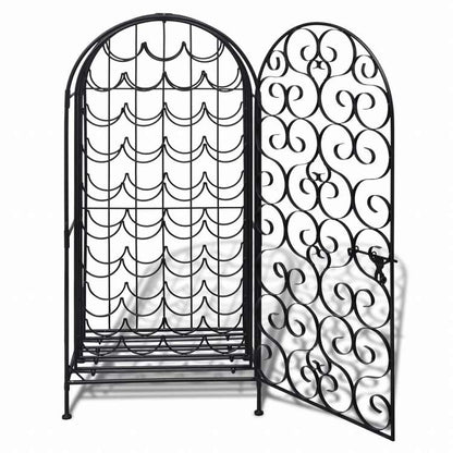 vidaXL ワインラック ボトル35本 金属製家具 キャビネット&収納 ワインラック(代引不可)