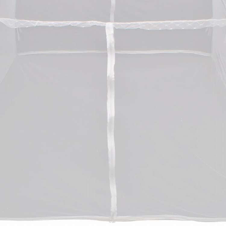 vidaXL 蚊帳 モンゴリアネット 扉2枚 200 x 150 x 145 cm ホワイトスポーツグッズ アウトドアレクリエーション キャンプ&ハイキング 蚊帳・虫よけスクリーン(代引不可)