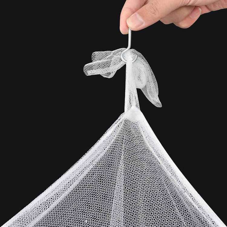 vidaXL 蚊帳ネット ベッドネット2点セット 正方形 オープン部分3箇所スポーツグッズ アウトドアレクリエーション キャンプ&ハイキング 蚊帳・虫よけスクリーン(代引不可)