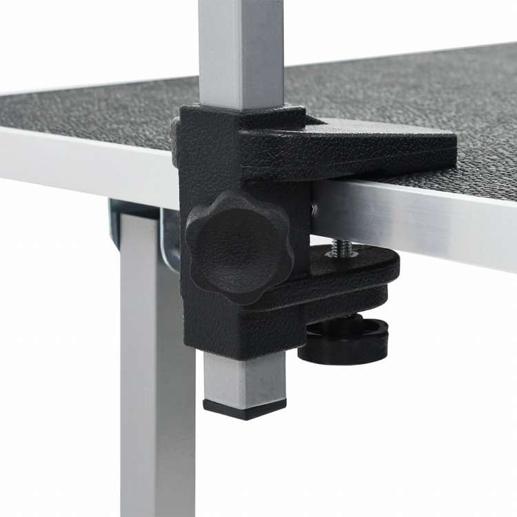 vidaXL トリミングテーブル 犬/猫/ペット用 調節可能 2ループ付き動物&ペット用品 ペット用品 ペットケア用品(代引不可)