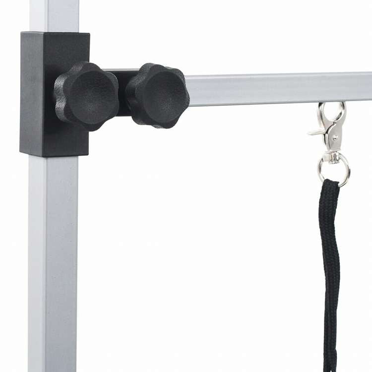 vidaXL トリミングテーブル 犬/猫/ペット用 調節可能 2ループ付き動物&ペット用品 ペット用品 ペットケア用品(代引不可)