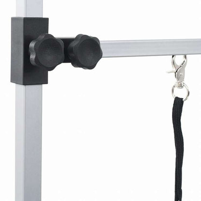 vidaXL トリミングテーブル 犬/猫/ペット用 調節可能 2ループ付き動物&ペット用品 ペット用品 ペットケア用品(代引不可)