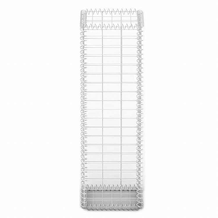 vidaXL 蓋つきガビオンバスケット 亜鉛メッキ鋼線製 100x30x30cmハードウェア フェンス&バリア フェンスパネル(代引不可)