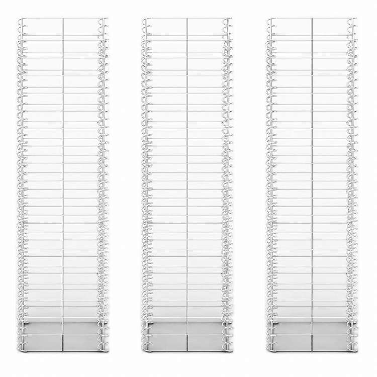 vidaXL ガビオン3点セット 亜鉛メッキ鋼線製 25x25x100cmハードウェア フェンス&バリア フェンスパネル(代引不可)