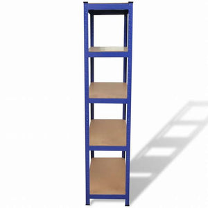 vidaXL 141126 収納棚 ブルービジネス&工業用 工業用収納 業務用収納棚(代引不可)