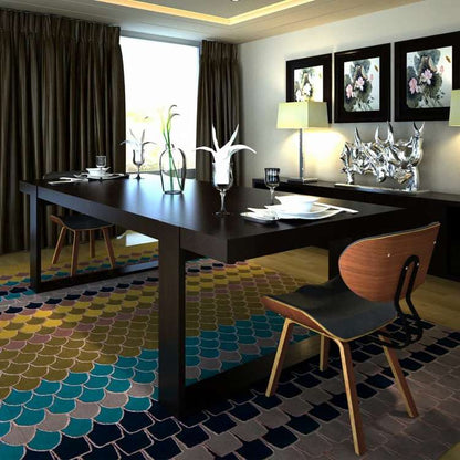 vidaXL ダイニングチェア 2点セット 曲げ木細工&合成皮革製家具 チェア キッチン・ダイニングルームチェア(代引不可)