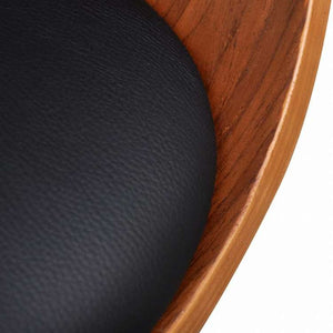 vidaXL ダイニングチェア 曲木細工&合成皮革製家具 チェア キッチン・ダイニングルームチェア(代引不可)
