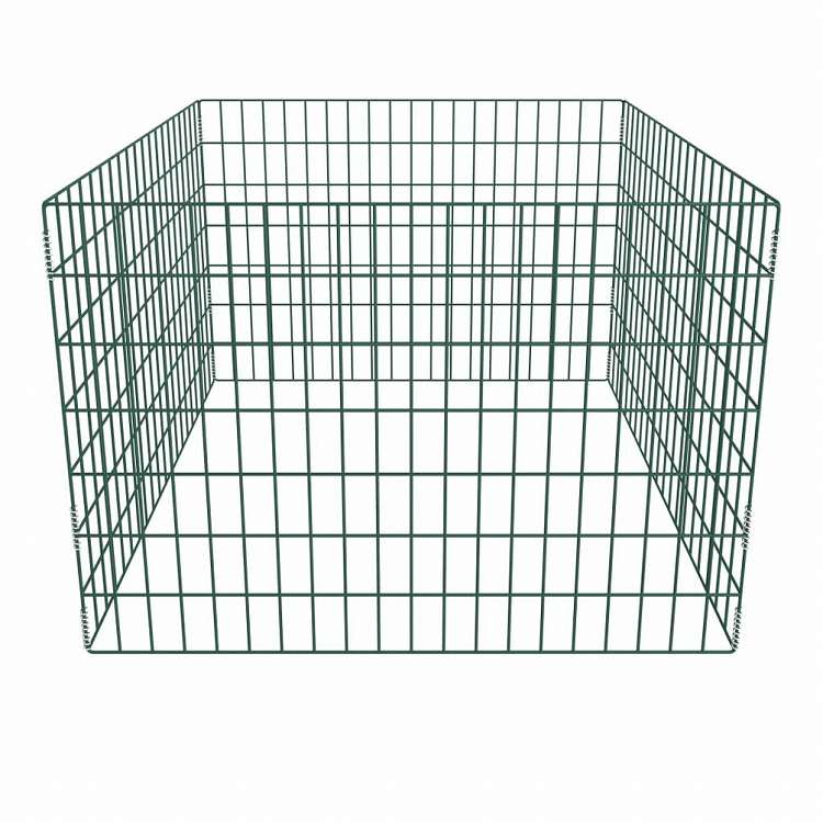 vidaXL 正方形メッシュ ガーデン用 堆肥箱 100x100x70cmホーム&ガーデン 芝&ガーデン ガーデニング コンポスト 堆肥箱(代引不可)