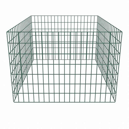 vidaXL 正方形メッシュ ガーデン用 堆肥箱 100x100x70cmホーム&ガーデン 芝&ガーデン ガーデニング コンポスト 堆肥箱(代引不可)