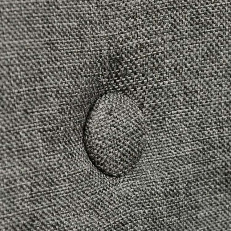 vidaXL ダイニングチェア 2点 ライトグレー 布&オーク無垢材家具 チェア キッチン・ダイニングルームチェア(代引不可)